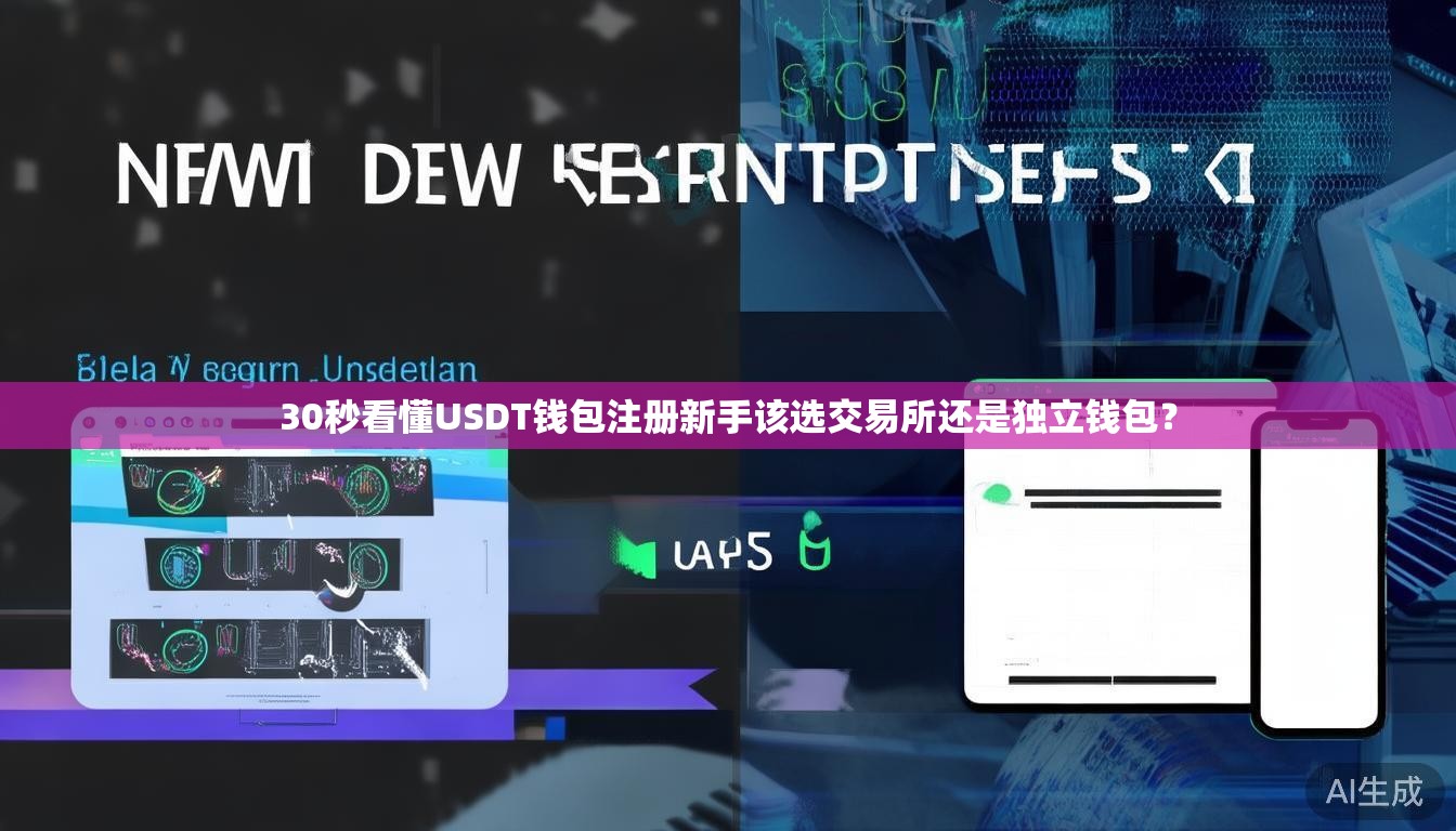 30秒看懂USDT钱包注册新手该选交易所还是独立钱包？